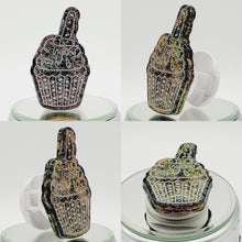 Load image into Gallery viewer, Gothic Killer Cupcake Phone Grip and Tablet Grip: Pink Prism Gothic Phone Holder and Tablet Grip