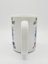 Load image into Gallery viewer, "Don't Judge Me Because I'm Quiet..." Funny Cartoon Unicorn Coffee Mug