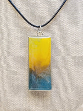 Load image into Gallery viewer, Handcrafted Epoxy Rectangle Pendent