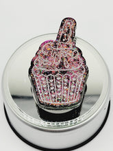 Load image into Gallery viewer, Gothic Killer Cupcake Phone Grip and Tablet Grip: Pink Prism Gothic Phone Holder and Tablet Grip