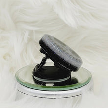 Load image into Gallery viewer, Jack Skeleton Collapsable Phone Grip with Glow In The Dark Iridescent Glitter.