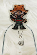 Load image into Gallery viewer, Glow in the Dark Horror Cartoon Retractable Badge Reel