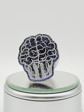 Load image into Gallery viewer, Gothic Purple Prism Brain Cupcakes: Goth Purple Epoxy Cupcake Phone Holder and Tablet Stand