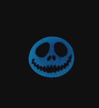 Load image into Gallery viewer, Jack Skeleton Collapsable Phone Grip with Glow In The Dark Iridescent Glitter.