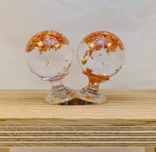 Load image into Gallery viewer, Epoxy Cabinet Pull Knobs with Copper Flake