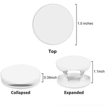 Load image into Gallery viewer, Peach and Gold Geode Phone Grip with Aurora Crystal Center