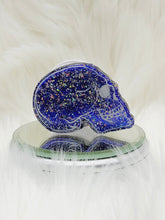 Load image into Gallery viewer, Purple Holographic Gothic Skull Phone Grip