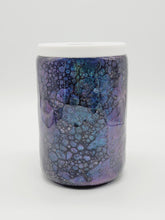 Load image into Gallery viewer, 12oz Color Shift Purple and Blue Dragon Scale Stainless Steel Can Cooler Tumbler: Unique Color Changing Reptile Skin 12oz Can Cooler