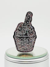 Load image into Gallery viewer, Gothic Killer Cupcake Phone Grip and Tablet Grip: Pink Prism Gothic Phone Holder and Tablet Grip