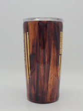 Load image into Gallery viewer, 20oz Faux Woodgrain Jeep Wrangler Epoxy Tumbler: Double Woodgrain Stainless Steel 20oz Epoxy Resin Cold Cup