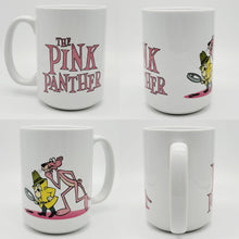 Load image into Gallery viewer, The Pink Panther Ceramic Coffee Mug: Classic Cartoon Coffee Cup