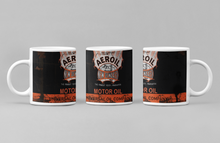Load image into Gallery viewer, 11oz/15oz Dirty "Aeroil" Motor Oil Can Coffee Mug: Vintage Oil Can Replica Coffee Mug