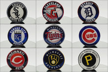 Load image into Gallery viewer, Custom MLB Phone Grip or Badge Reel with Epoxy Overlay: Pick Your Baseball Team Pick Your Base: Style Set 1