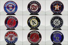 Load image into Gallery viewer, Custom MLB Phone Grip or Badge Reel with Epoxy Overlay: Pick Your Baseball Team Pick Your Base: Style Set 3
