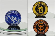 Load image into Gallery viewer, Custom MLB Phone Grip or Badge Reel with Epoxy Overlay: Pick Your Baseball Team Pick Your Base: Style Set 4