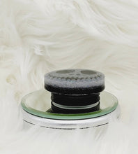 Load image into Gallery viewer, Jack Skeleton Collapsable Phone Grip with Glow In The Dark Iridescent Glitter.