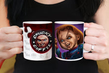 Load image into Gallery viewer, 11oz/15oz Horror Coffee Mug: Your Favorite Horror Character on a Coffee Cup