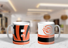 Load image into Gallery viewer, 11oz/15oz Custom NFL Coffee Mug: 8 Teams to Chose From NFL Team Mugs: Style Set 1