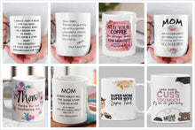Load image into Gallery viewer, 11oz/15oz Mother's Day Ceramic Coffee Mug: Style Set 1