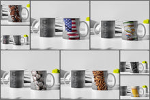 Load image into Gallery viewer, 11oz/15oz Ceramic Chrome Print Fathers Day Coffee Mugs: Multiple Options