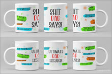 Load image into Gallery viewer, 11oz/15oz Dad Excuses Coffee Mug: Two Styles Fathers Day Coffee Cup