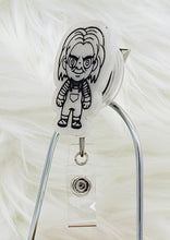 Load image into Gallery viewer, Horror Cartoon Retractable Badge Reel