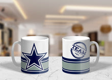 Load image into Gallery viewer, 11oz/15oz Custom NFL Coffee Mug: 8 Teams to Chose From NFL Team Mugs: Style Set 2