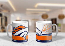 Load image into Gallery viewer, 11oz/15oz Custom NFL Coffee Mug: 8 Teams to Chose From NFL Team Mugs: Style Set 2