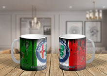 Load image into Gallery viewer, 11oz/15oz Dirty "Alfa Romeo" Coffee Mug: Custom Dirty Automotive Coffee Cup