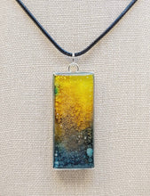 Load image into Gallery viewer, Handcrafted Epoxy Rectangle Pendent