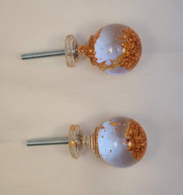 Load image into Gallery viewer, Epoxy Cabinet Pull Knobs with Copper Flake