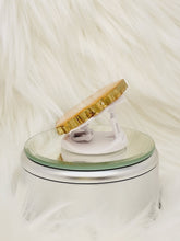 Load image into Gallery viewer, Peach and Gold Geode Phone Grip with Aurora Crystal Center
