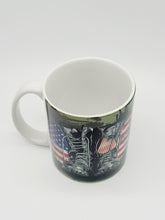 Load image into Gallery viewer, USA Flag and Military Boots Ceramic Coffee Mug: United States Military Coffee Cup