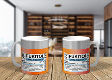 Load image into Gallery viewer, Funny RX FUKITOL Ceramic Coffee Mug: Funny Ceramic Coffee Cup