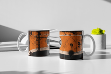 Load image into Gallery viewer, 11oz/15oz Dirty "Hancock" Motor Oil Can Coffee Mug: Vintage Oil Can Replica Coffee Mug