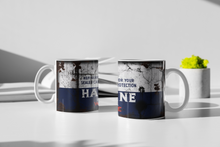 Load image into Gallery viewer, 11oz/15oz Dirty "Havoline" Motor Oil Can Coffee Mug: Vintage Oil Can Replica Coffee Mug
