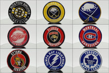 Load image into Gallery viewer, Custom NHL Phone Grip or Badge Reel with Epoxy Overlay: Pick Your Team Pick Your Base: Style Set 2