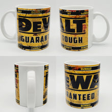 Load image into Gallery viewer, 11oz/15oz Dirty DeWalt Power Tools Coffee Mug: Custom Dirty Power Tools Coffee Cup