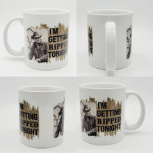 Load image into Gallery viewer, 11oz/15oz Yellowstone "I'm Getting Ripped Tonight" Leopard Print Coffee Mug: Rip Yellowstone Coffee Cup