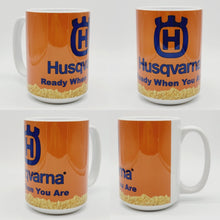 Load image into Gallery viewer, 11oz/15oz Ceramic Husqvarna Chainsaw Ceramic Coffee Mug