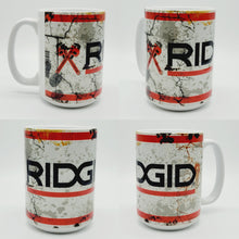 Load image into Gallery viewer, 11oz/15oz Dirty Ridgid Power Tools Coffee Mug: Custom Dirty Power Tools Coffee Cup