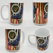Load image into Gallery viewer, Air Force Ceramic Coffee Mug: United States Air Force Military Coffee Cup