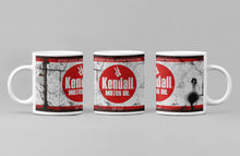 Load image into Gallery viewer, 11oz/15oz Dirty "Kendall" Motor Oil Can Coffee Mug: Vintage Oil Can Replica Coffee Mug