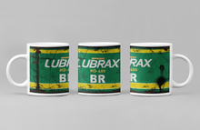 Load image into Gallery viewer, 11oz/15oz Dirty "Lubrax" Motor Oil Can Coffee Mug: Vintage Oil Can Replica Coffee Mug