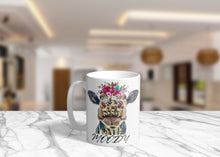 Load image into Gallery viewer, Moody 11oz/15oz Coffee Mug: Funny Cow Coffee Cup