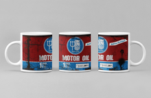 Load image into Gallery viewer, 11oz/15oz Dirty "Neptune" Motor Oil Can Coffee Mug: Vintage Oil Can Replica Coffee Mug