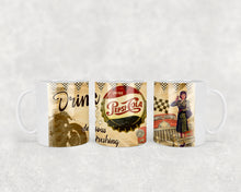 Load image into Gallery viewer, 11oz/15oz Ceramic Retro "Drink Pepsi-Cola" Classic Automotive Coffee Cup
