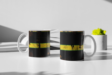 Load image into Gallery viewer, 11oz/15oz Dirty "Poly Prem" Motor Oil Can Coffee Mug: Vintage Oil Can Replica Coffee Mug