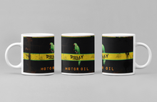Load image into Gallery viewer, 11oz/15oz Dirty "Poly Prem" Motor Oil Can Coffee Mug: Vintage Oil Can Replica Coffee Mug