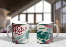 Load image into Gallery viewer, 11oz/15oz Ceramic Retro "Retro" Classic Automotive Coffee Cup